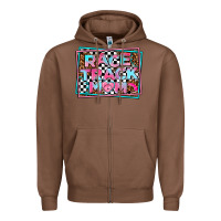Chestnut race track mom Zipper Hoodie - AdoDesignShop