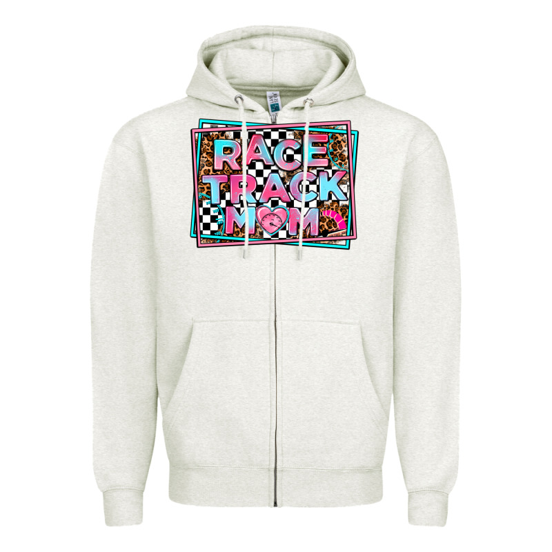 Race Track Mom Zipper Hoodie by AdoDesignShop | Teevron