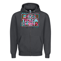 Smoke race track mom Zipper Hoodie - AdoDesignShop