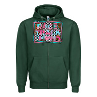 Sports Green race track mom Zipper Hoodie - AdoDesignShop