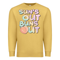 Antique Gold sun's out buns out Premium Sweatshirt - JahusDesignShop