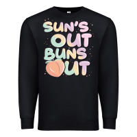 Black sun's out buns out Premium Sweatshirt - JahusDesignShop