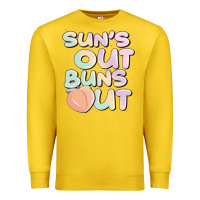 Lemon sun's out buns out Premium Sweatshirt - JahusDesignShop