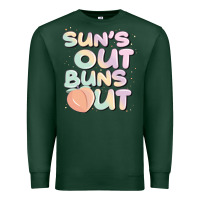 Sports Green sun's out buns out Premium Sweatshirt - JahusDesignShop