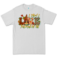 Dove Grey i think i love fall most of all Premium Tee - CowGirlArtShop