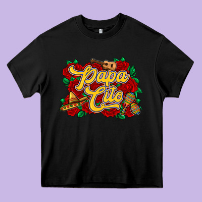 Papa Cito Heavy Core Tee Designed By Ranaportraitstore