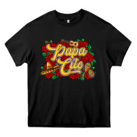 Black Papa cito Heavy Core Tee - RanaPortraitStore