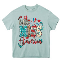 Arona Little miss America 4th of july Heavy Core Tee - HowdyJamesFarm