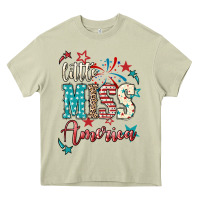 Mossy Little miss America 4th of july Heavy Core Tee - HowdyJamesFarm
