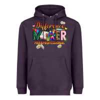Plum difference maker paraprofessional Heavyweight Hoodie - JahusDesignShop