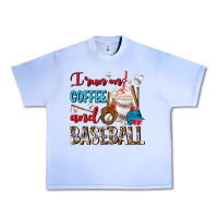 Grape Ice I Run On Coffee And Baseball Frappe Urban Heavy Tee - FaDigitalArtStudio