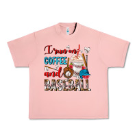 I Run On Coffee And Baseball Frappe Urban Heavy Tee | Teevron