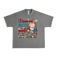 Tornado I Run On Coffee And Baseball Frappe Urban Heavy Tee - FaDigitalArtStudio