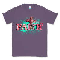 Lavender faith breast cancer Classic Tee - CowGirlArtShop