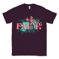 Plum faith breast cancer Classic Tee - CowGirlArtShop