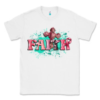 White faith breast cancer Classic Tee - CowGirlArtShop