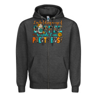 Charcoal Heather i am holding a cup of coffee so yeah iam pretty bu Zipper Hoodie - AdoDesignShop