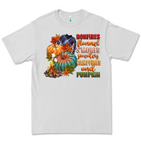 Dove Grey bonfires flannels smores campfires and pu Premium Tee - CowGirlArtShop