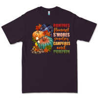 Plum bonfires flannels smores campfires and pu Premium Tee - CowGirlArtShop