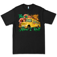 Black This is How I Roll Woman Bus Driver Premium Tee - Jasminsmagicworld