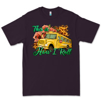 Plum This is How I Roll Woman Bus Driver Premium Tee - Jasminsmagicworld