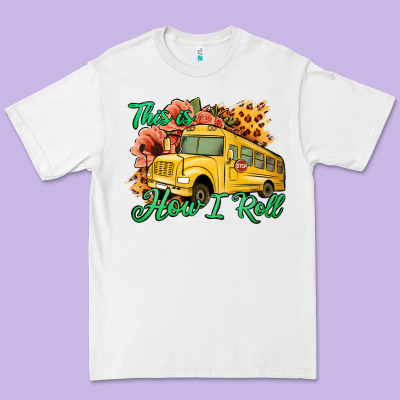 This Is How I Roll Woman Bus Driver Premium Tee Designed By Jasminsmagicworld