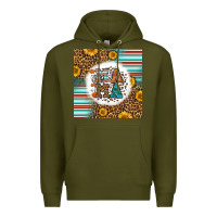 Western Fall Mama Premium Hoodie | Teevron