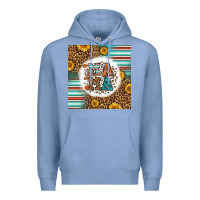Colony Blue western fall mama Premium Hoodie - LillyAllenDesigns