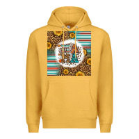 Mustard western fall mama Premium Hoodie - LillyAllenDesigns