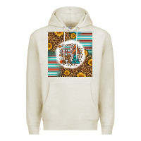 Oatmeal Heather western fall mama Premium Hoodie - LillyAllenDesigns
