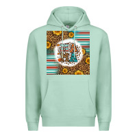 Seafoam western fall mama Premium Hoodie - LillyAllenDesigns