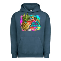 Pigment Midnight Navy hello summer Urban Hoodie - JahusDesignShop