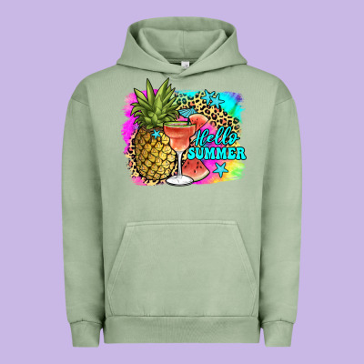 Hello Summer Urban Hoodie Designed By Jahusdesignshop