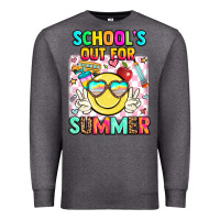 Charcoal Heather school's out for summer Premium Sweatshirt - JahusDesignShop