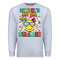 Heather Grey school's out for summer Premium Sweatshirt - JahusDesignShop