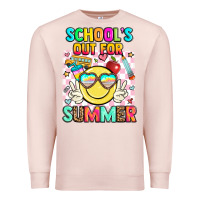 Pale Pink school's out for summer Premium Sweatshirt - JahusDesignShop