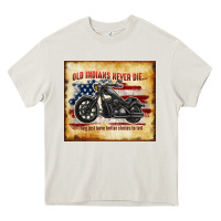 Cream old indians never die Heavy Core Tee - TumblerDesignByShophia