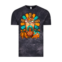 Cloud Black Thanksgiving Cold Drink Frappe Vintage Tee - FaDigitalArtStudio