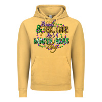 Vintage Mustard heads and bling it's' a mardi gras thing Vintage Hoodie - FaDigitalArtStudio