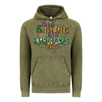 Vintage Olive heads and bling it's' a mardi gras thing Vintage Hoodie - FaDigitalArtStudio