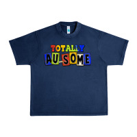 Navy Totally au-some Urban Heavy Tee - FaDigitalArtStudio