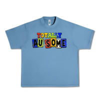 Pebble Blue Totally au-some Urban Heavy Tee - FaDigitalArtStudio