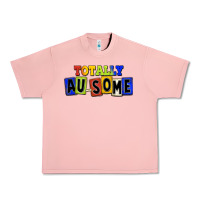 Salmon Totally au-some Urban Heavy Tee - FaDigitalArtStudio