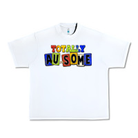 White Totally au-some Urban Heavy Tee - FaDigitalArtStudio