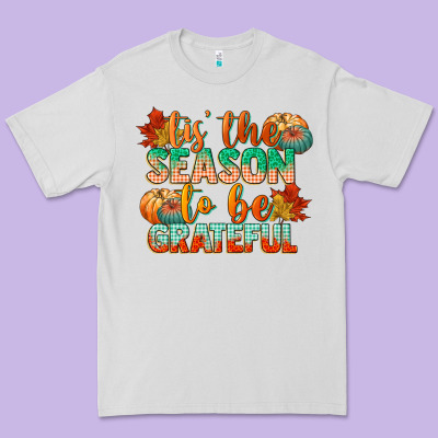Tis The Season To Be Grateful Premium Tee Designed By Cowgirlartshop