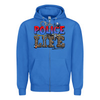 True Royal police life Zipper Hoodie - AdoDesignShop