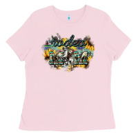 Bubblegum Pink Rodeo mom mother's day Ladies Tee - HowdyJamesFarm