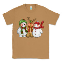 Toasted Coconut christmas polar bear reindeer and snowman Classic Tee - CowGirlArtShop