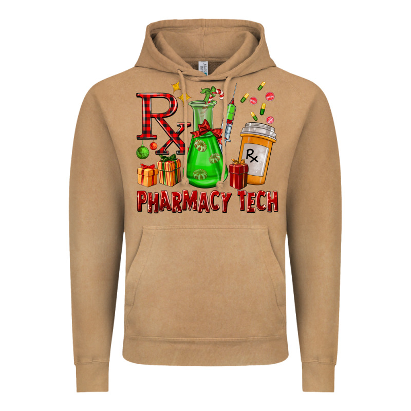 Pharmacy Tech Christmas Vintage Hoodie by FaDigitalArtStudio | Teevron