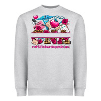 Heather Grey valentines day cna certified nursing assistant Heavyweight Sweatshirt - AdoDesignShop